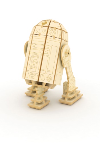 Star Wars R2-D2 3D Wood Model & Booklet