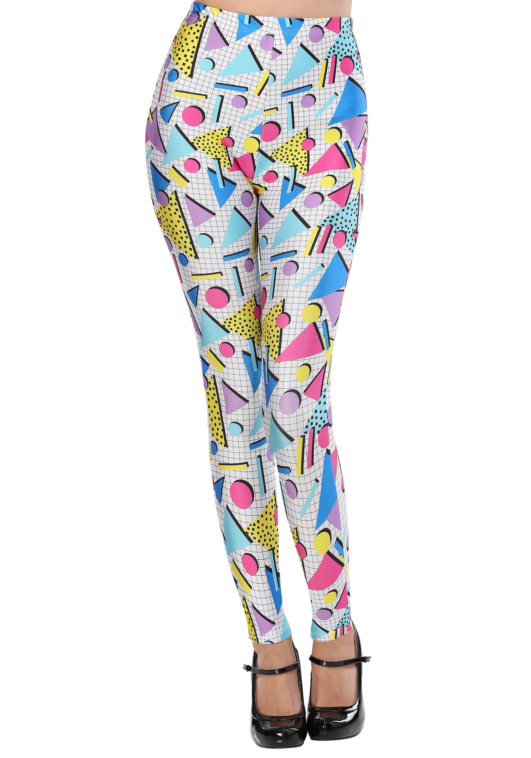 80s Party Girl Leggings For Adults , 1980s Costumes