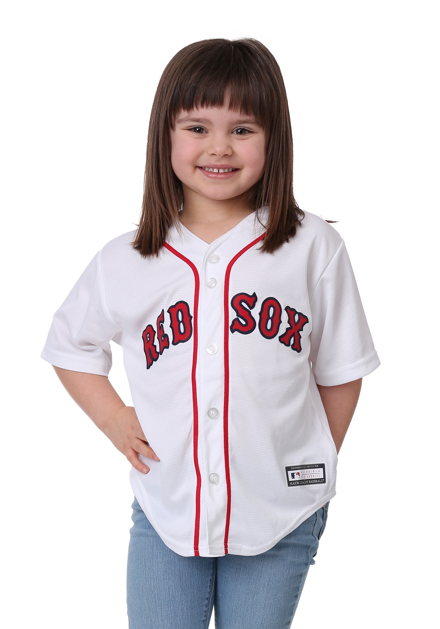 Red Sox Home Replica Blank Back Jersey 