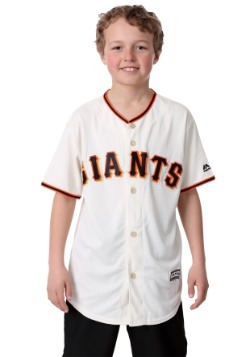 Giants Home Replica Blank Back Youth Jersey