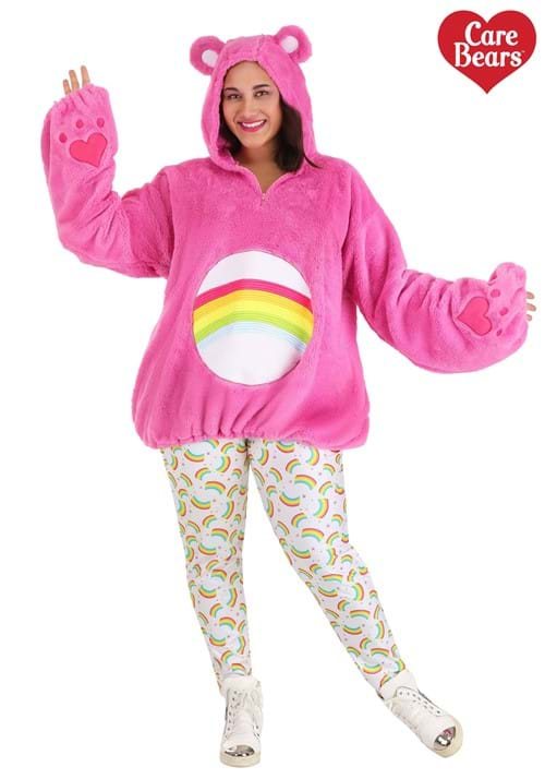 Care Bears Deluxe Plus Size Cheer Bear Hoodie Costume-upd