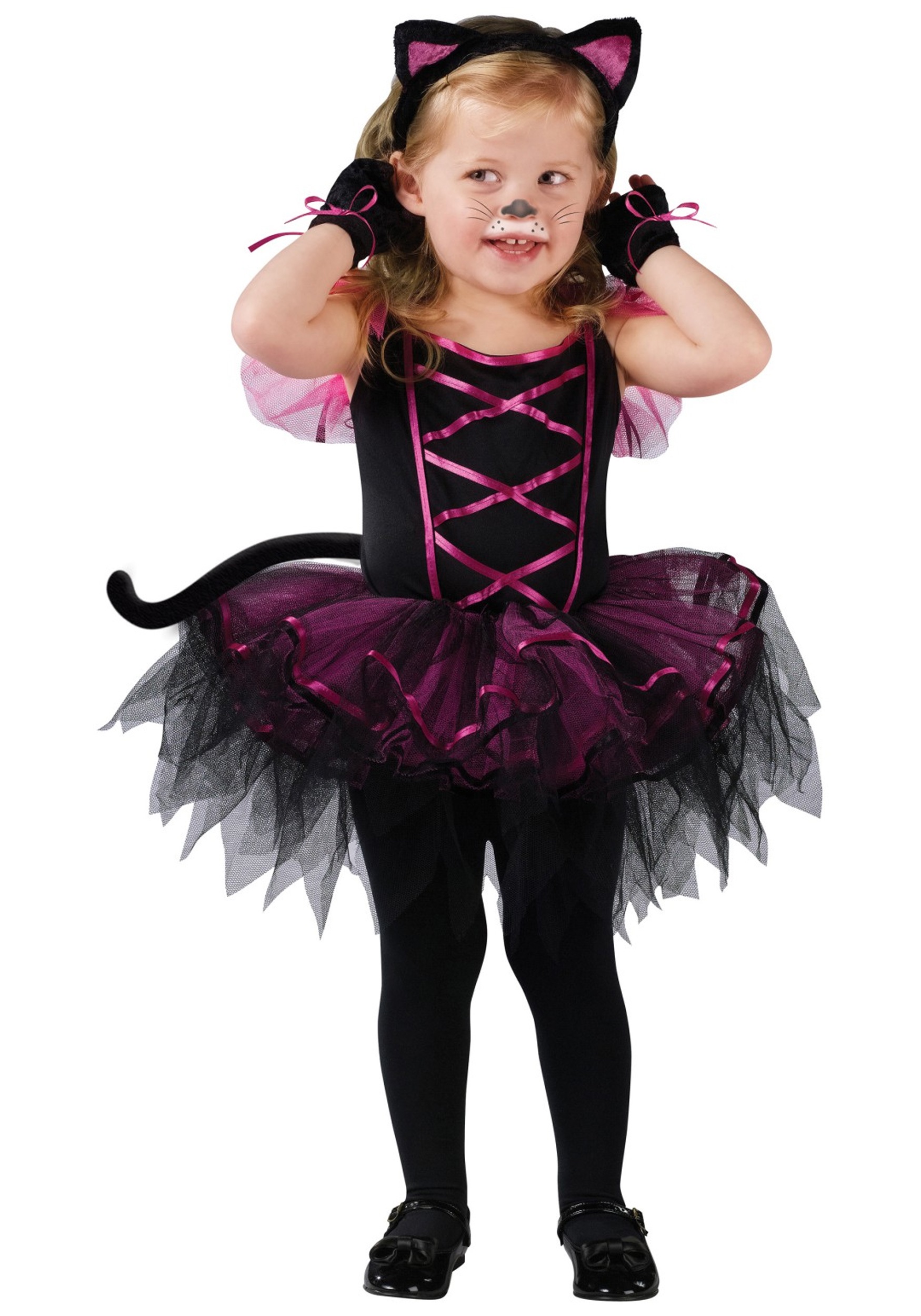 Photos - Fancy Dress Toddler Fun World Kitty Catarina  Costume Black FU114121 