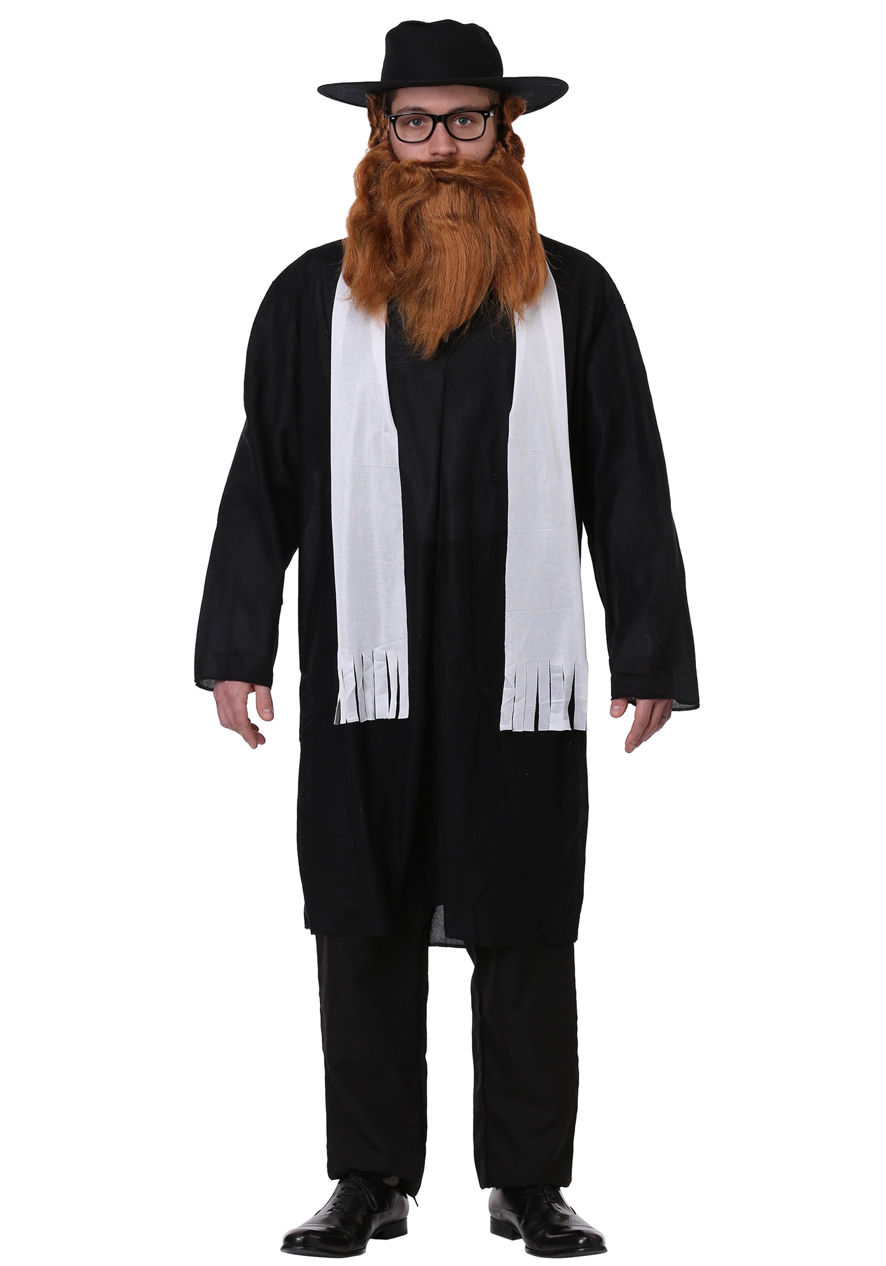 Photos - Fancy Dress Fun World Rabbi Uniform Adult Costume Black FU114144