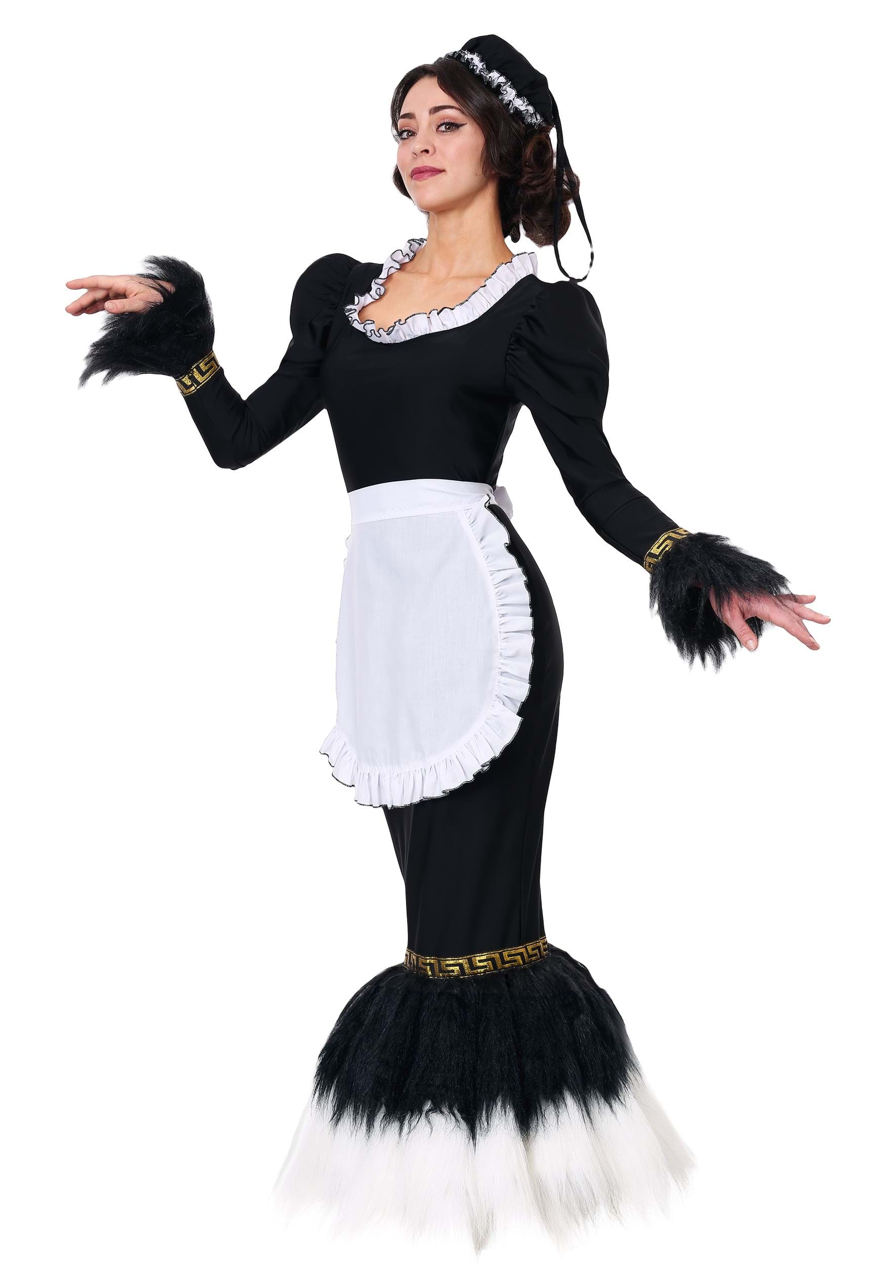 Photos - Fancy Dress Feather FUN Costumes French Women's  Duster Black/White FUN1129AD 