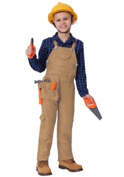 Kids Construction Laborer Costume