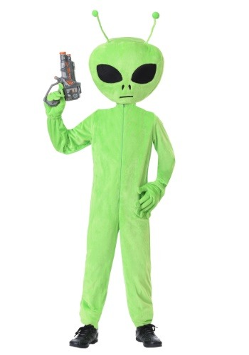 Children's Oversized Green Alien Costume