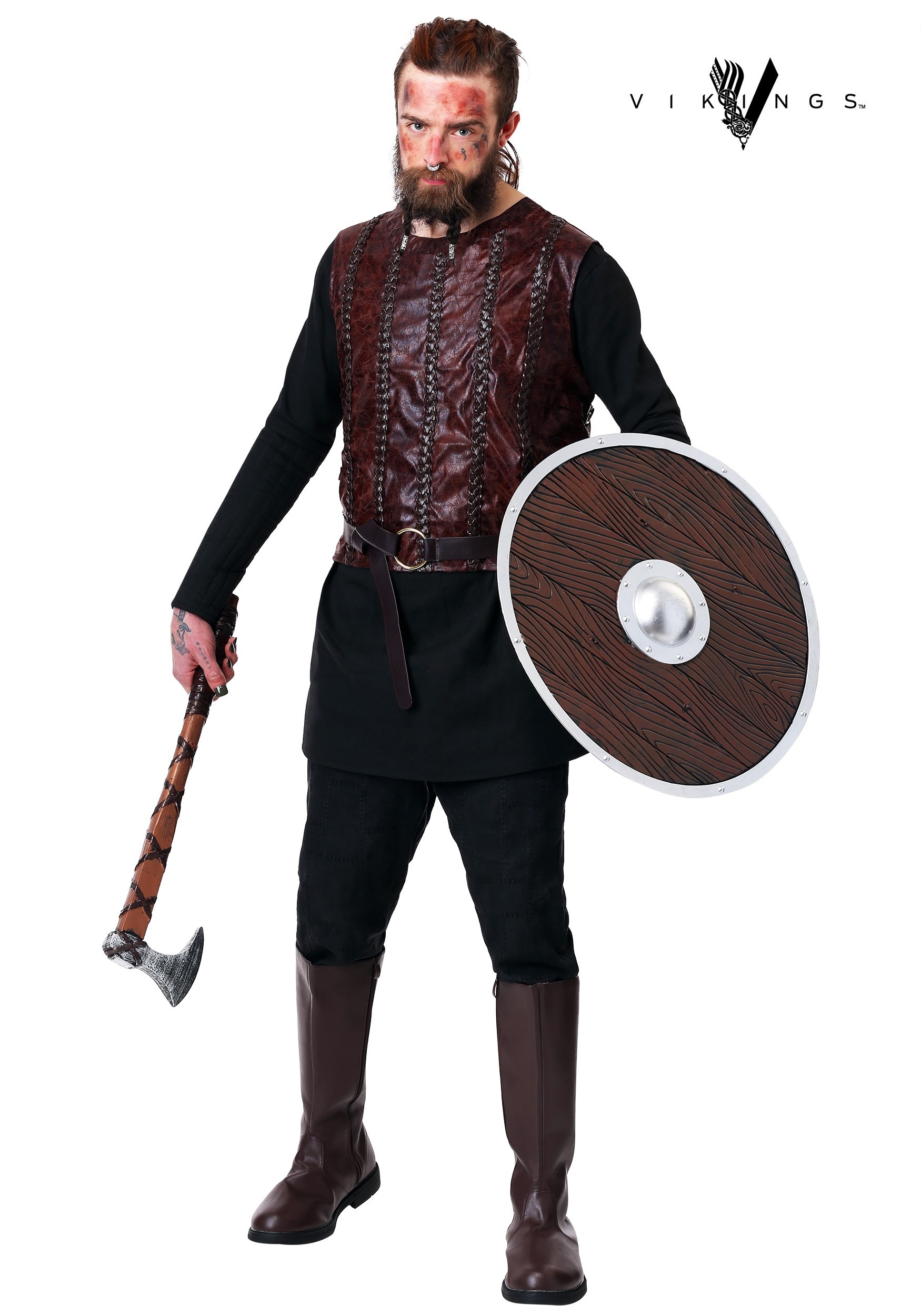 Vikings Bjorn Ironside Costume Man. Face Swap. Insert Your Face ID:944381