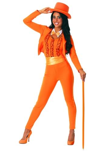 Orange Tuxedo Costume for Women