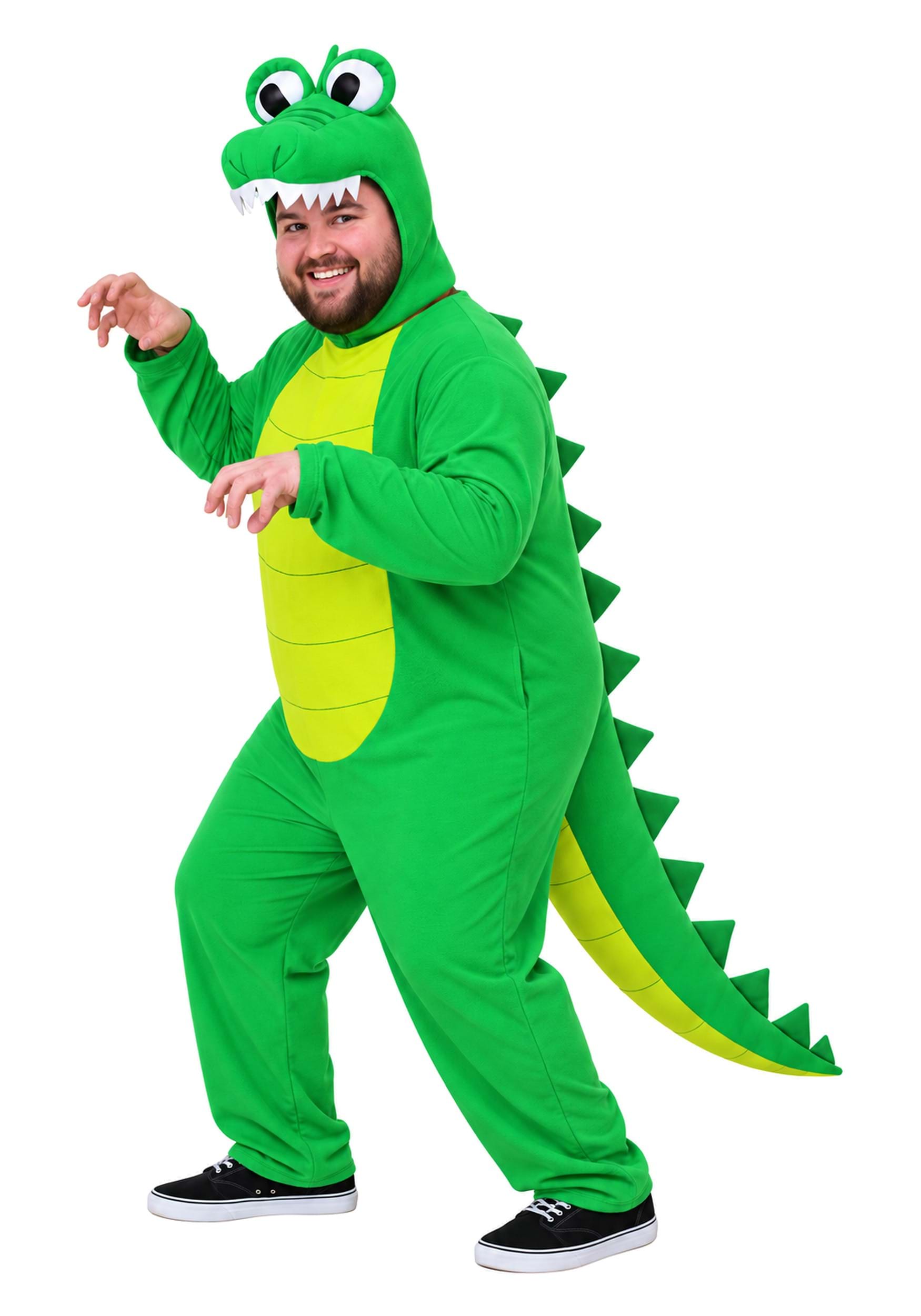 Plus Size Adult Goofy Gator Costume | Animal Costumes
