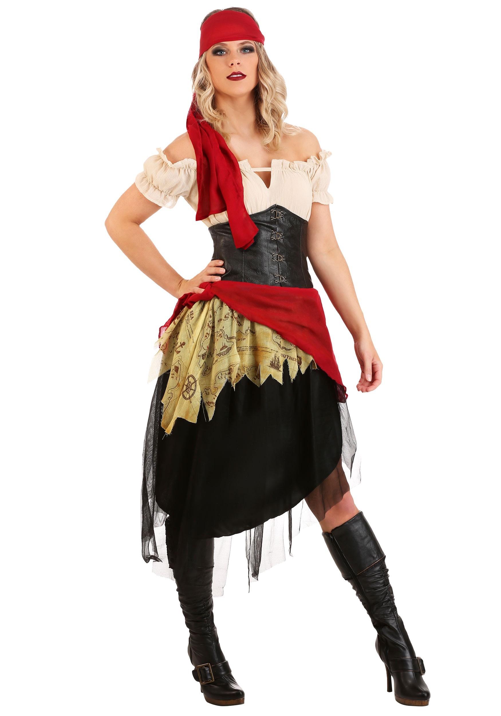 Photos - Fancy Dress FUN Costumes Beautiful Buccaneer Women's Costume | Women's Pirate Costumes
