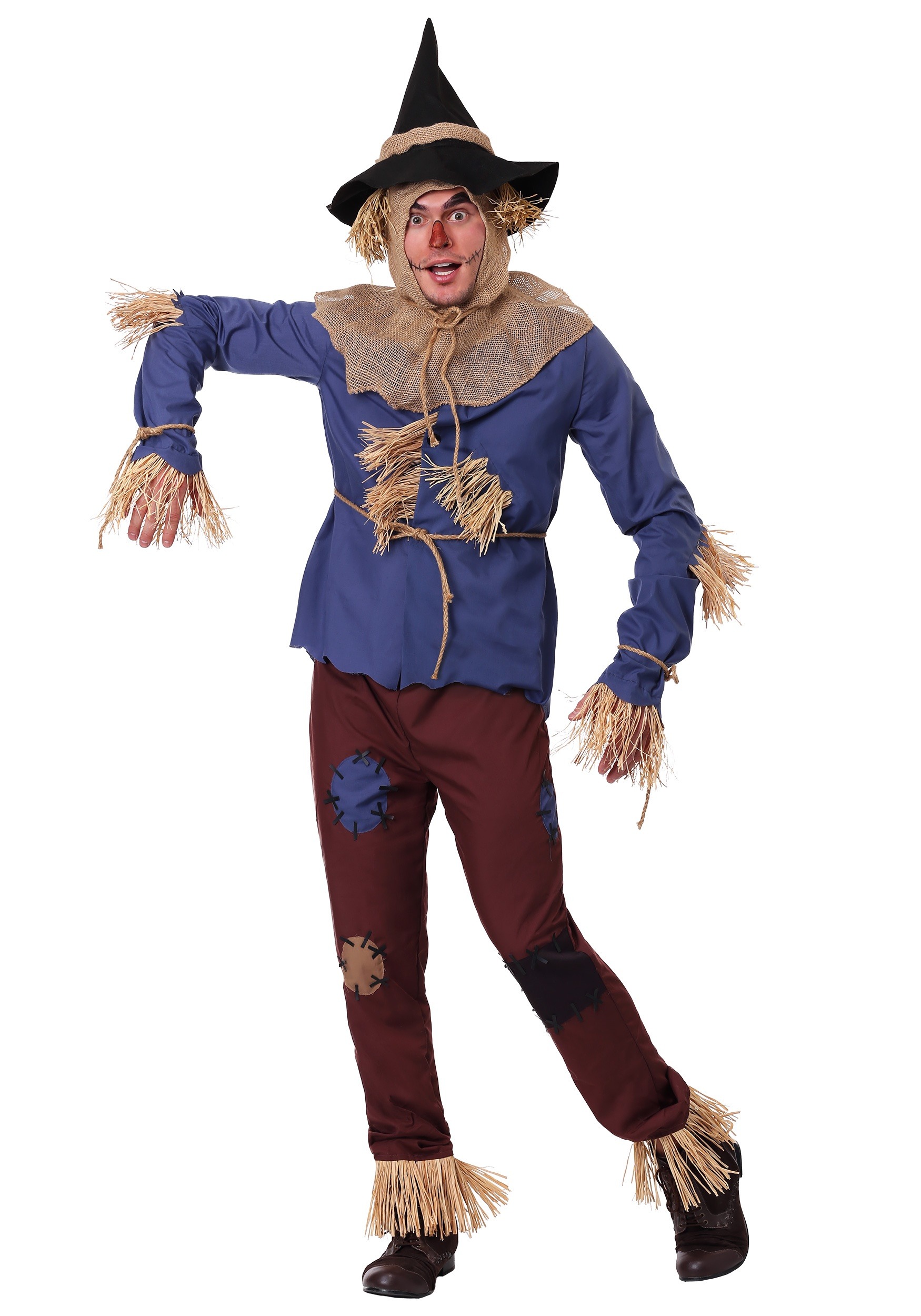 Patchwork Scarecrow Adult Costume
