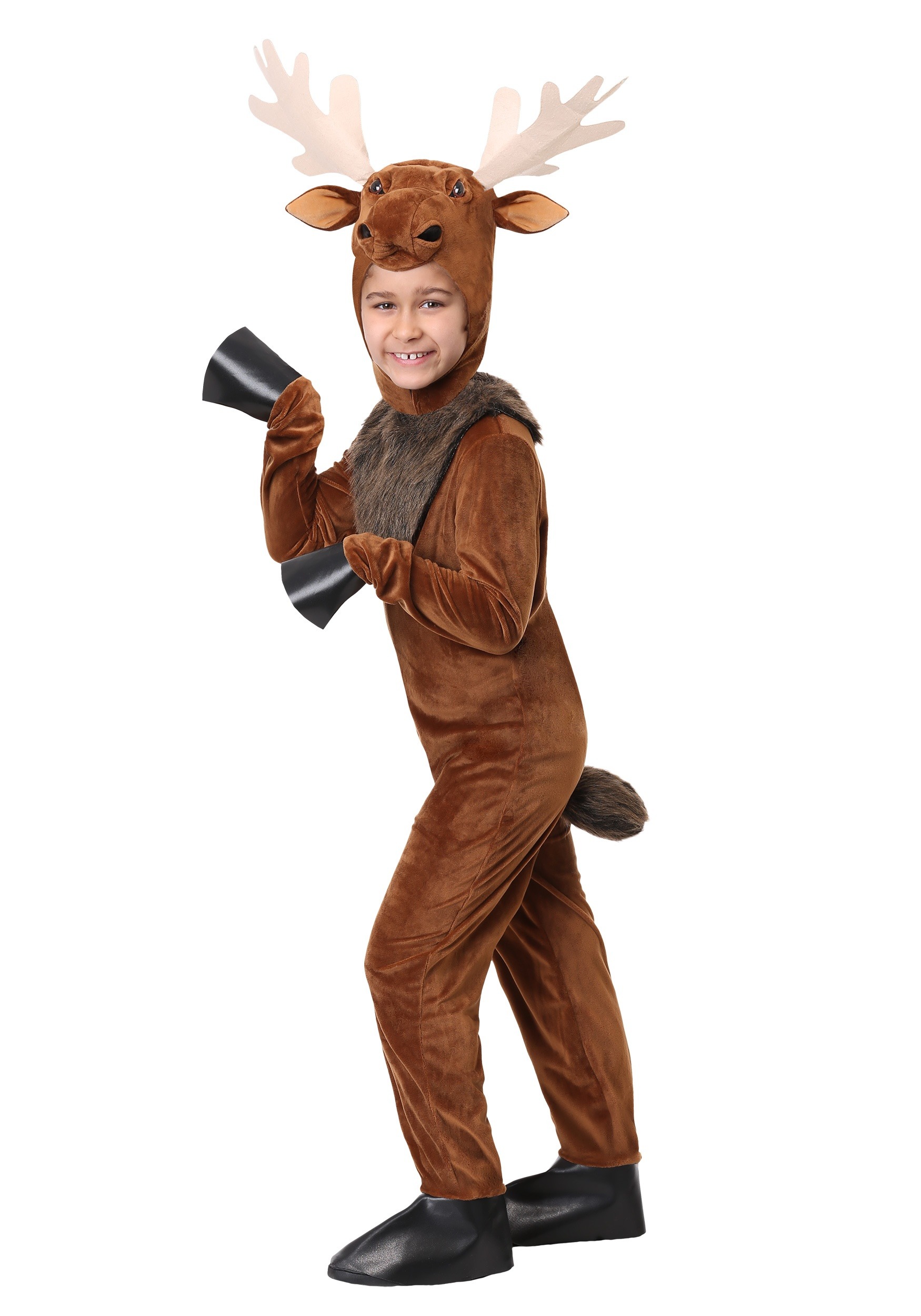 Photos - Fancy Dress Moose FUN Costumes Mighty  Child Costume Brown FUN0345CH 