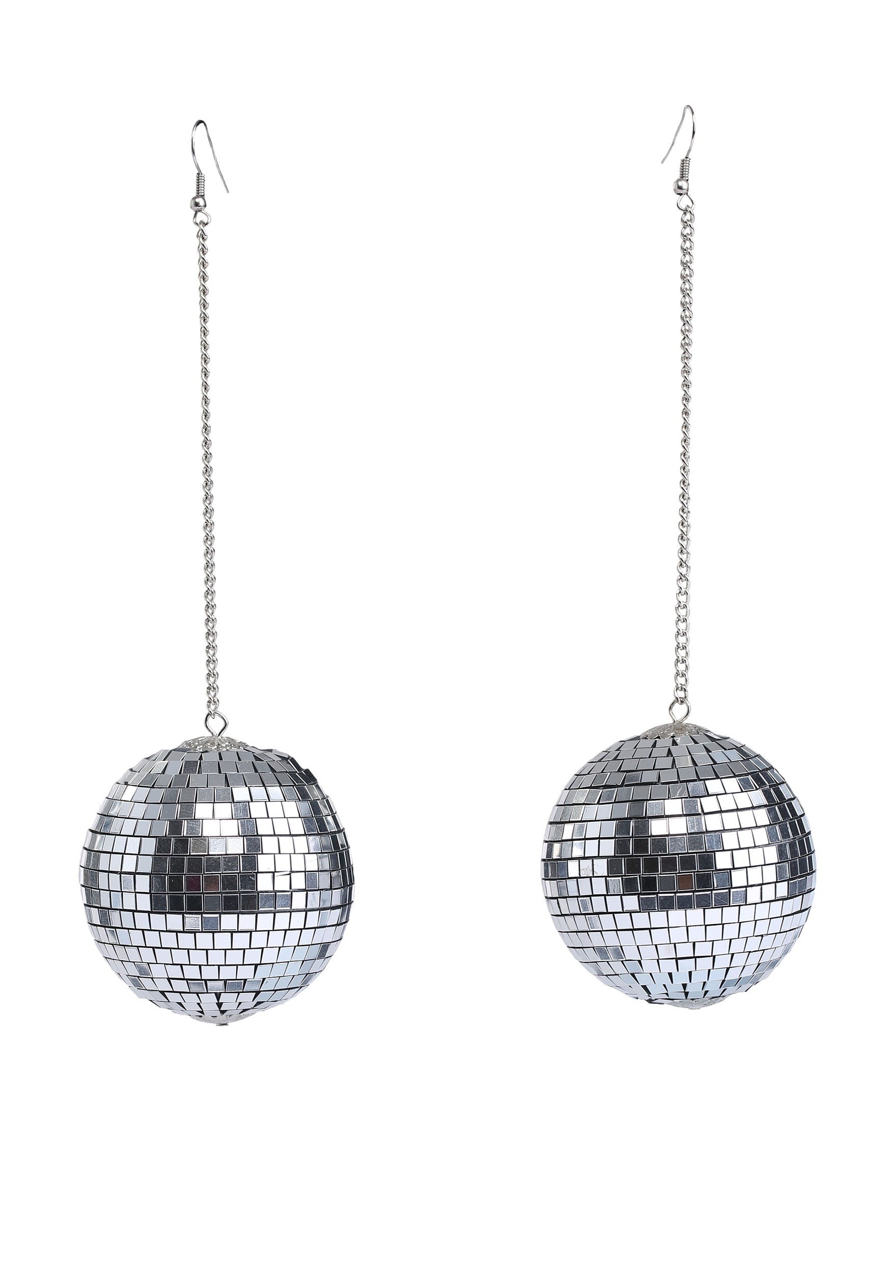 1960s Mod Disco Ball Womens Earrings | Disco Accessories