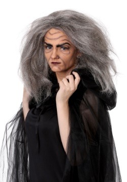 Adult Witch and Old Lady Wig