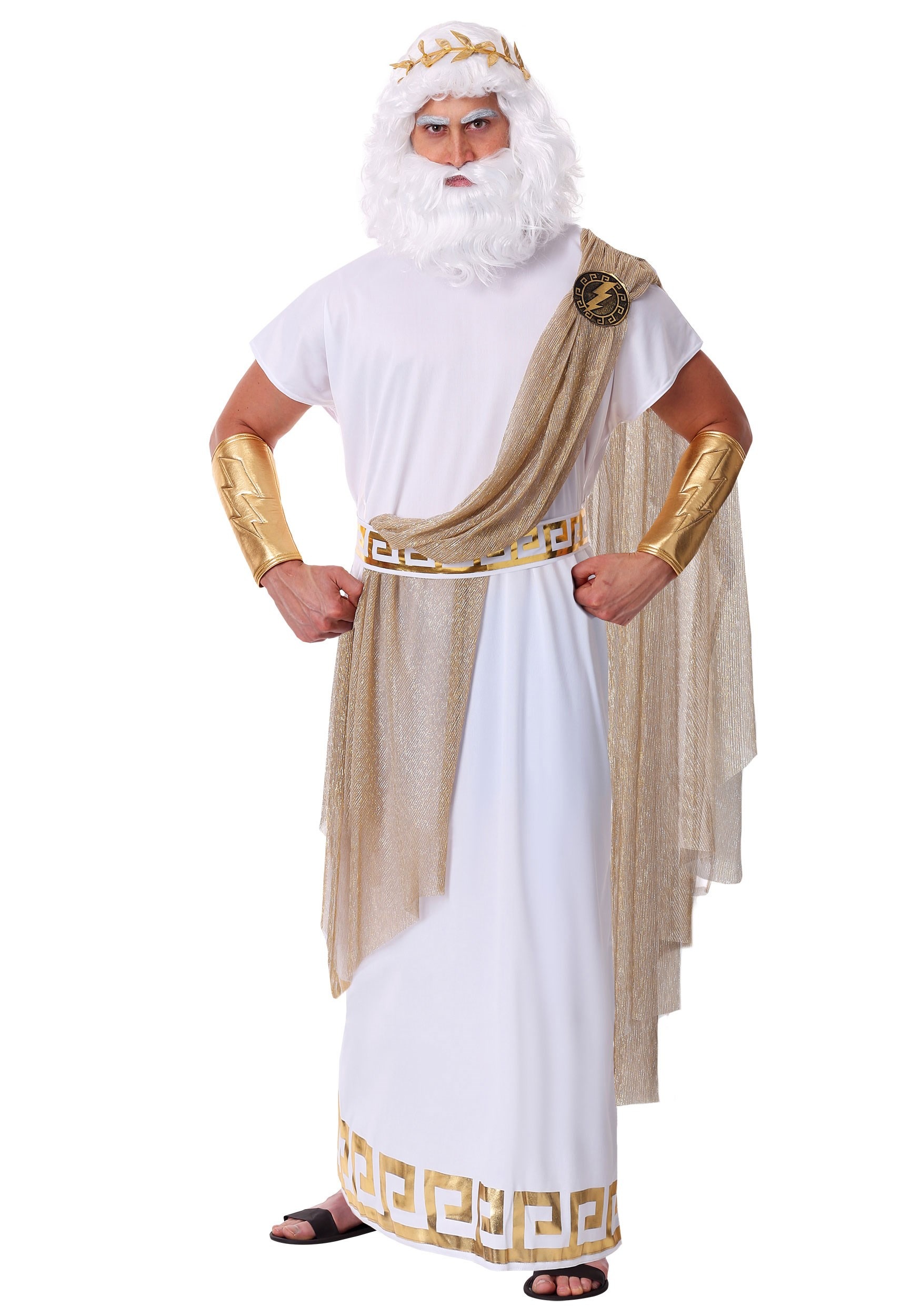 Plus Size Zeus Mens Costume