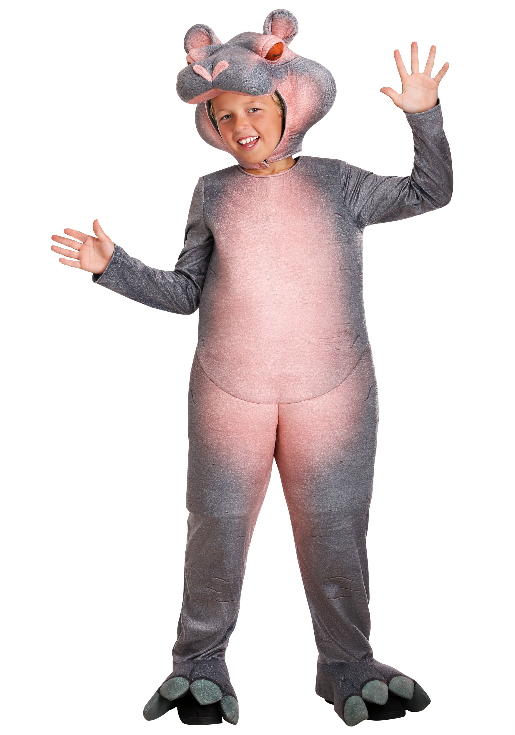 Realistic Hippopotamus Kids Costume