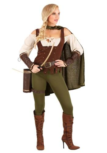 Outlaw Robin Hood Costume for Women's