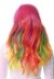 Women's Wavy Rainbow Wig Alt 1