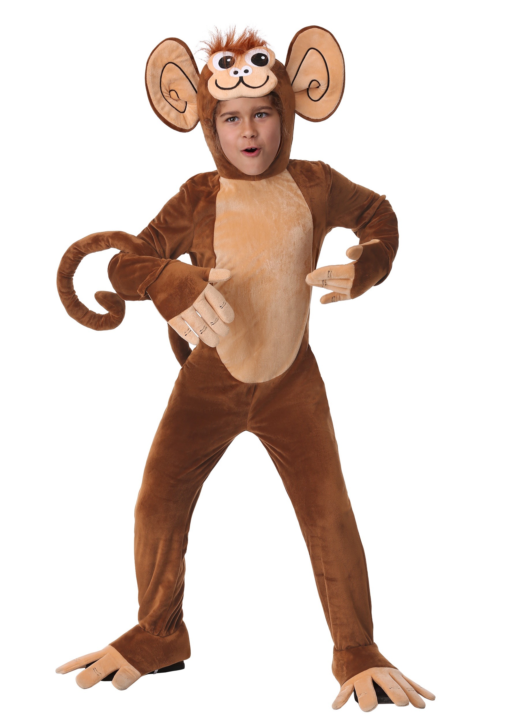 Brown Funky Monkey Costume Childrens
