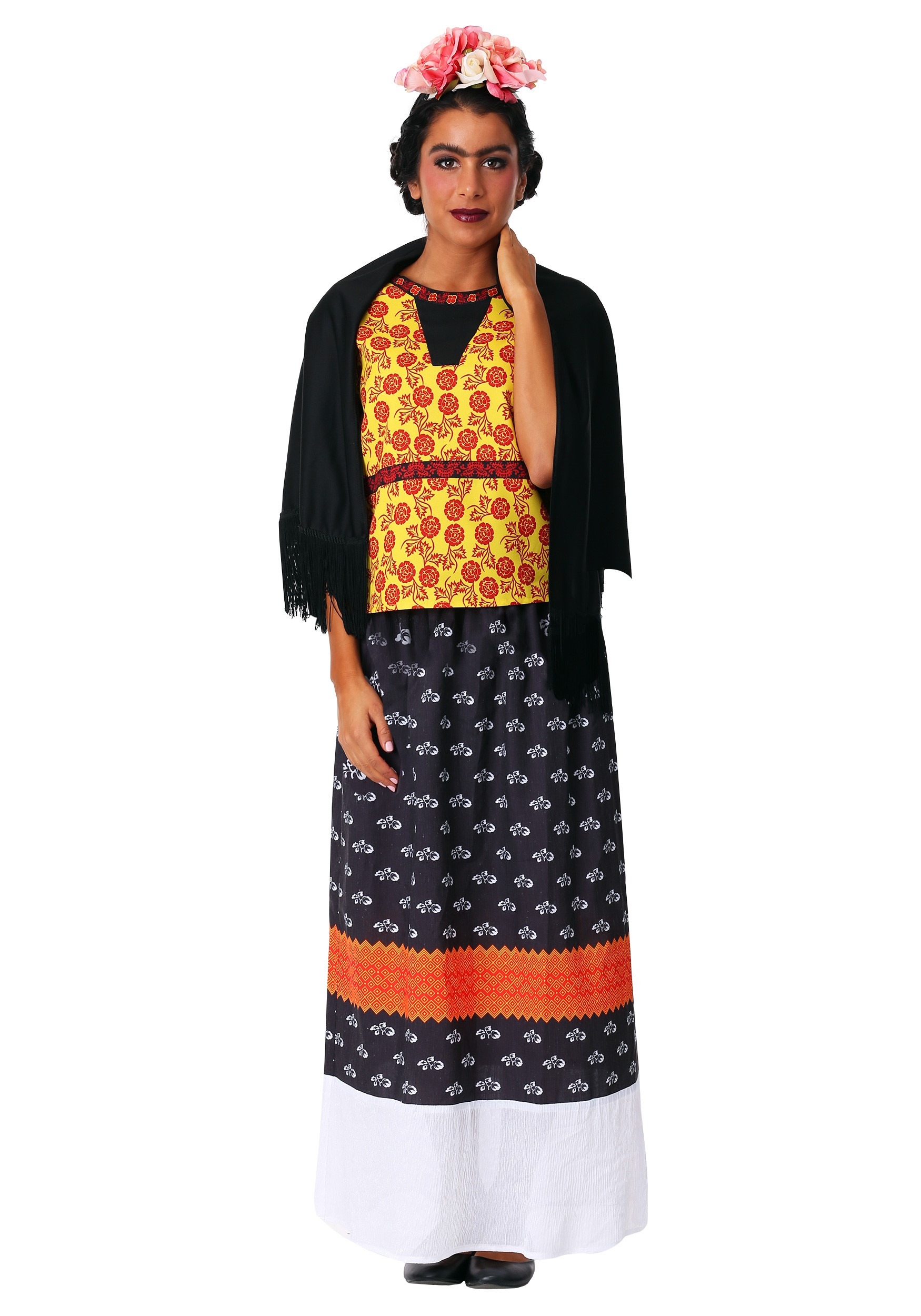 Frida Kahlo Womens Plus Size Costume