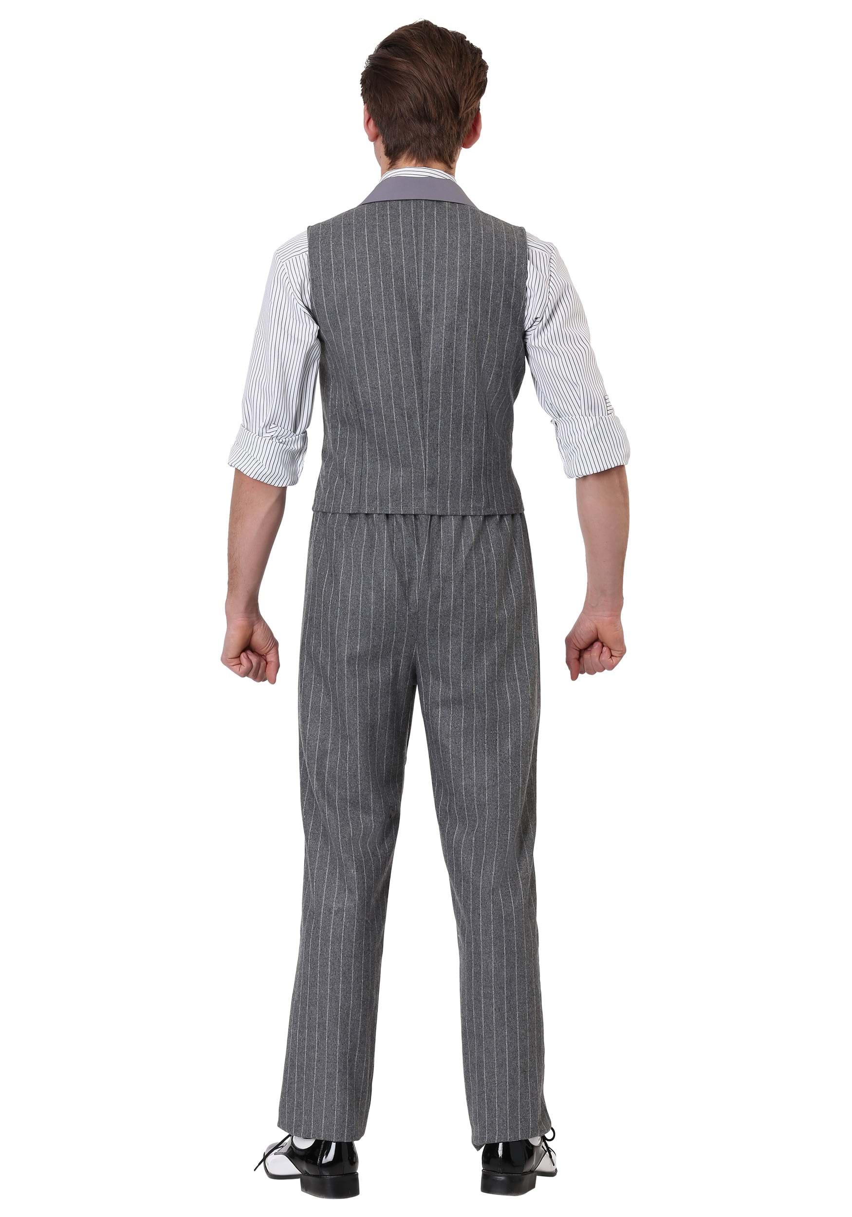 Men's Ruthless Gangster Costume , Adult Decade Costumes