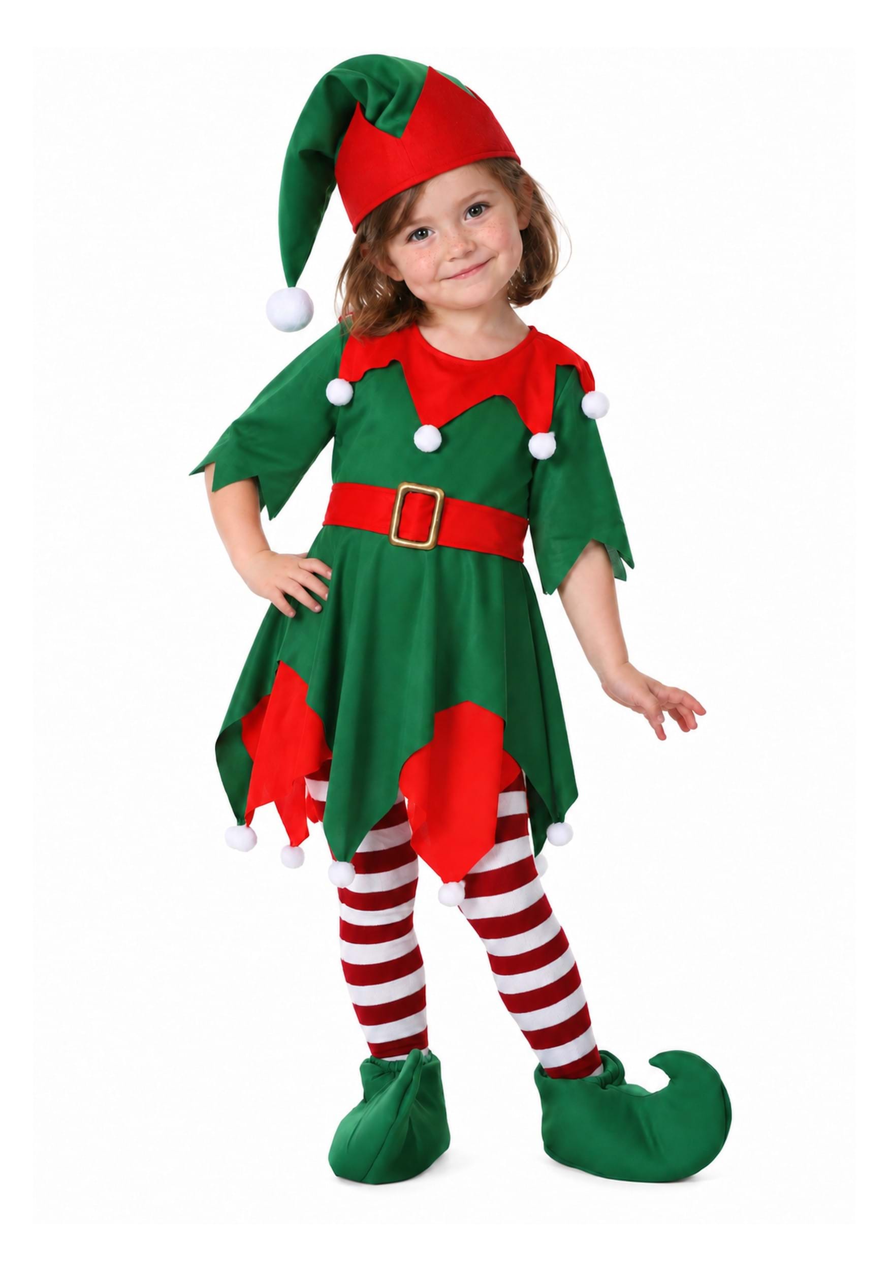 Girls Santas Helper Costume | Elf Costumes