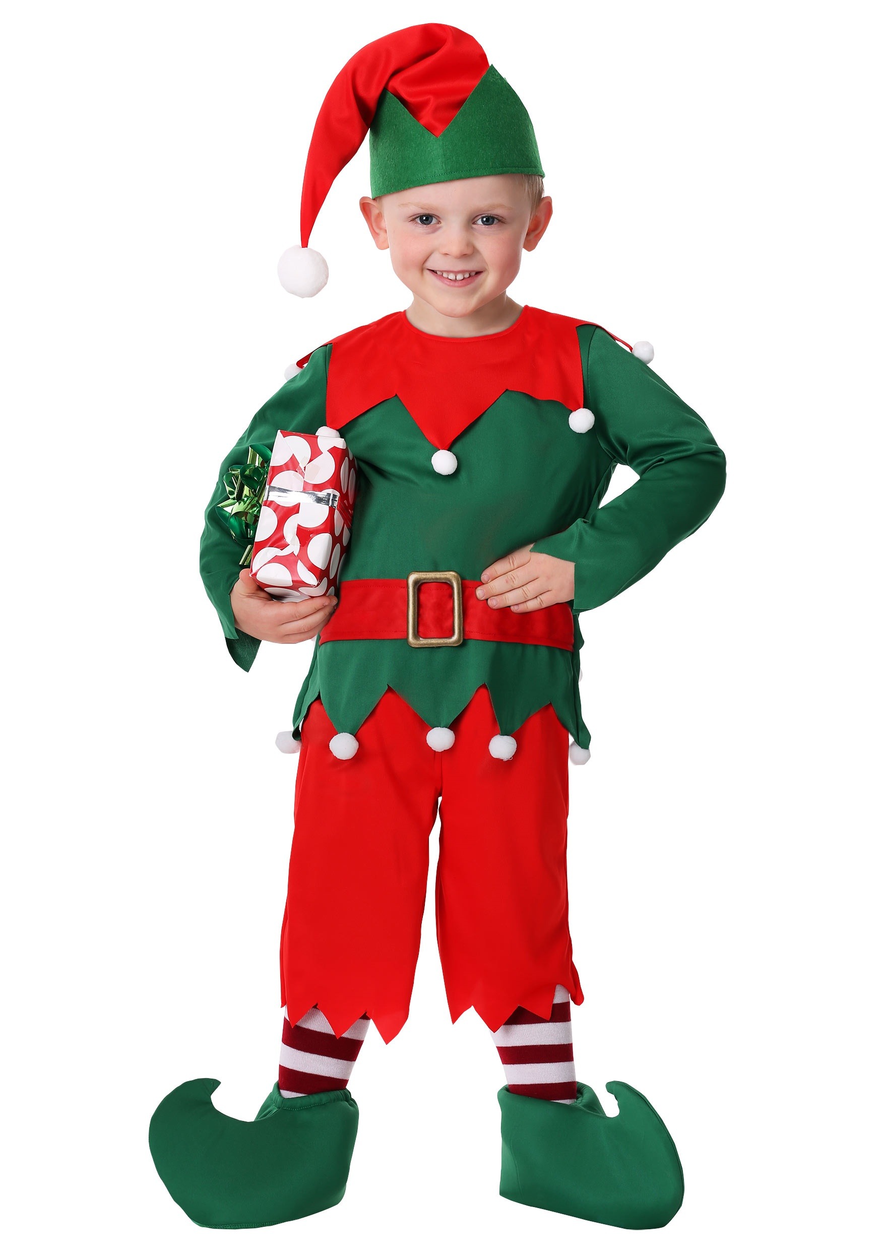 Photos - Fancy Dress Helper FUN Costumes Toddler Santa's  Costume Green/Red FUN4073TD 