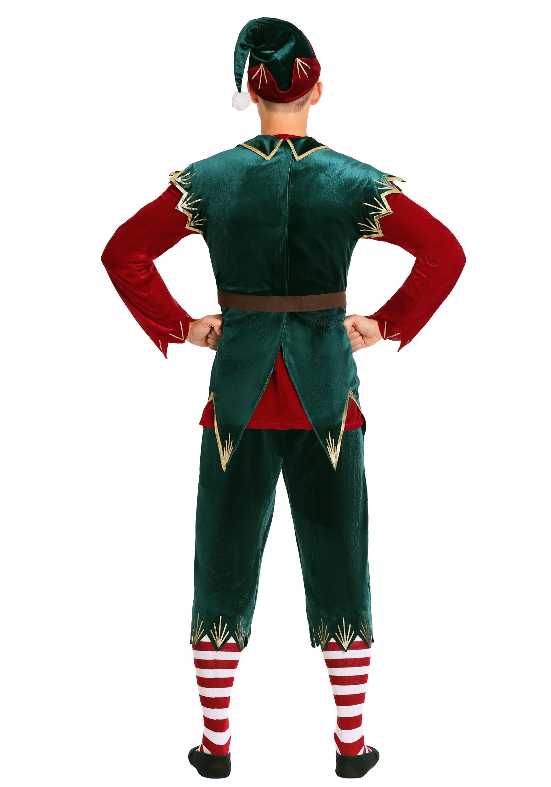 Adult Deluxe Holiday Elf Costume