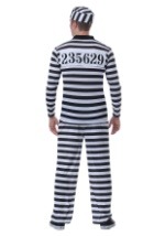 Mens Plus Size Deluxe Button Down Jailbird Costume Alt 1