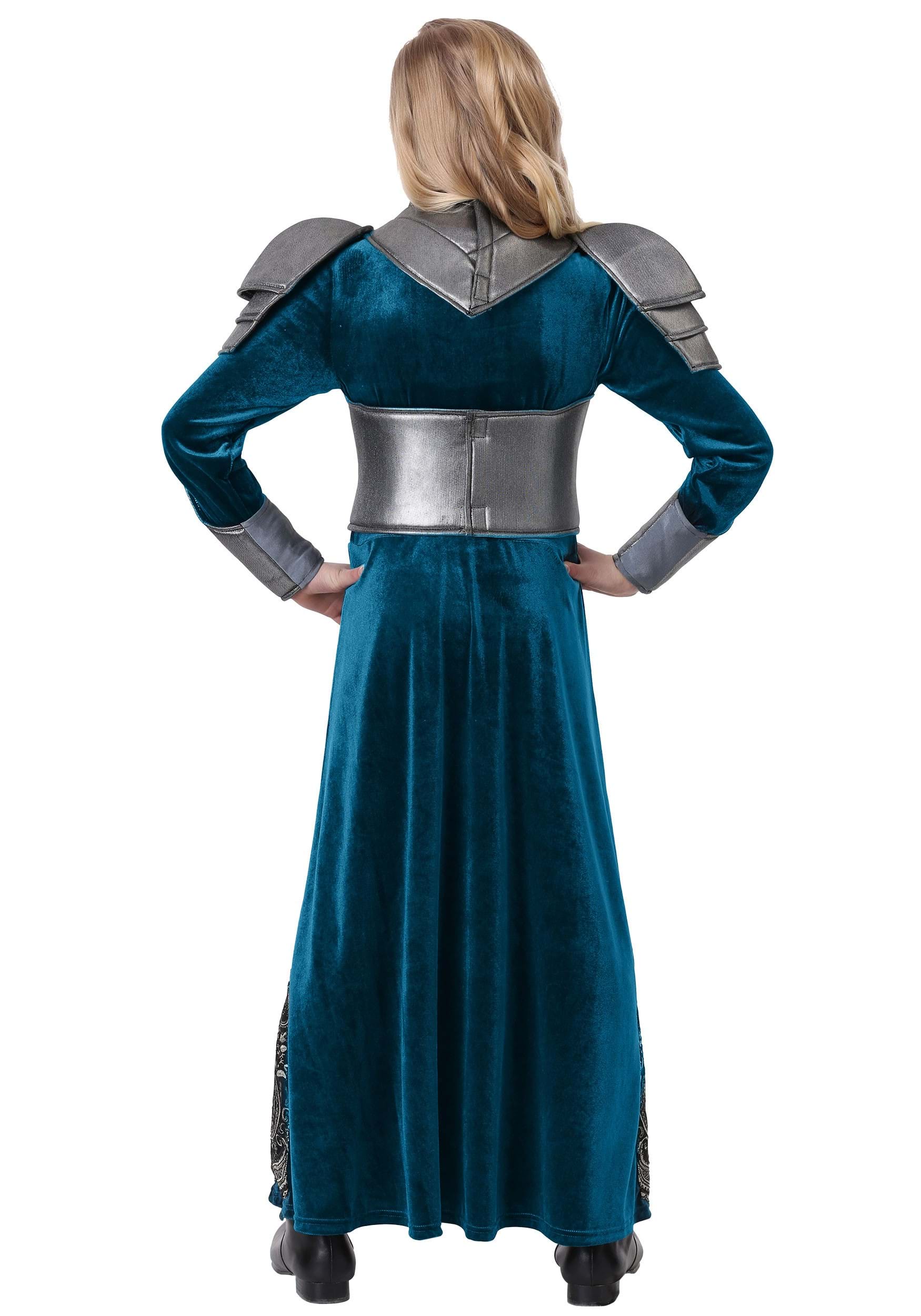 Medieval Knight Costume For Girl's