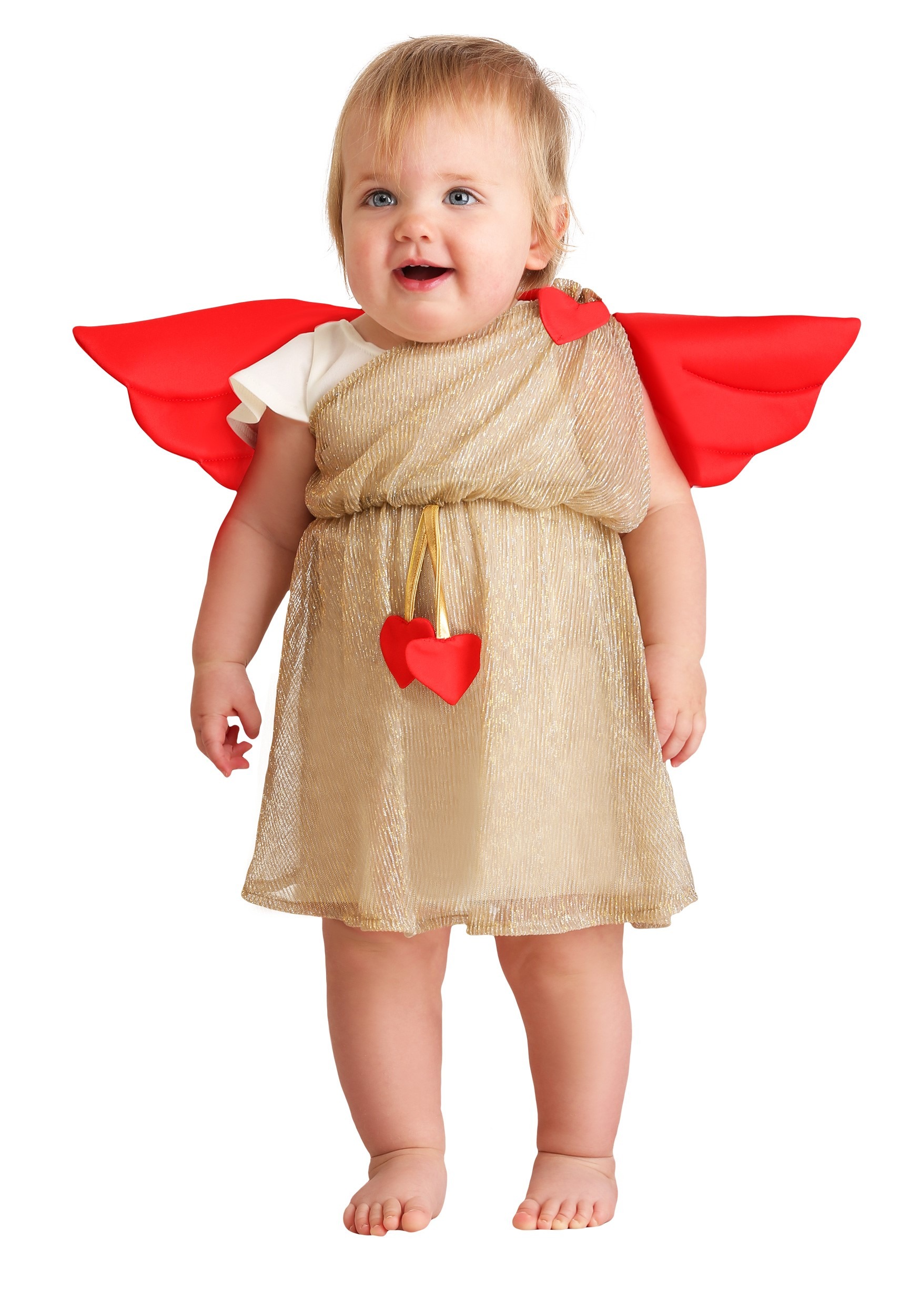 Photos - Fancy Dress FUN Costumes Cupid Infant Costume Orange/White/Red FUN0416IN