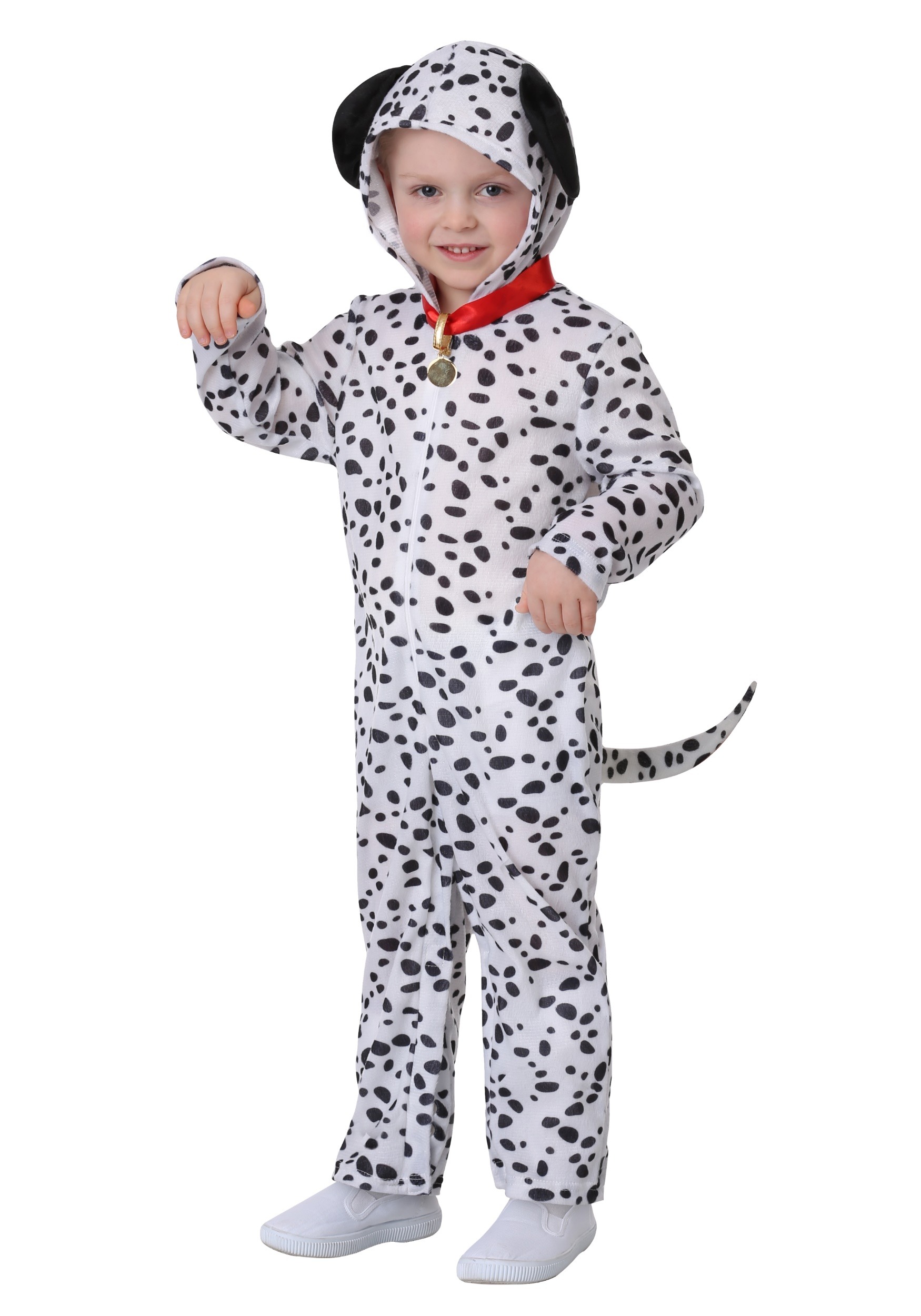 Photos - Fancy Dress Toddler FUN Costumes Delightful Dalmatian  Costume Black/White FUN0428T 
