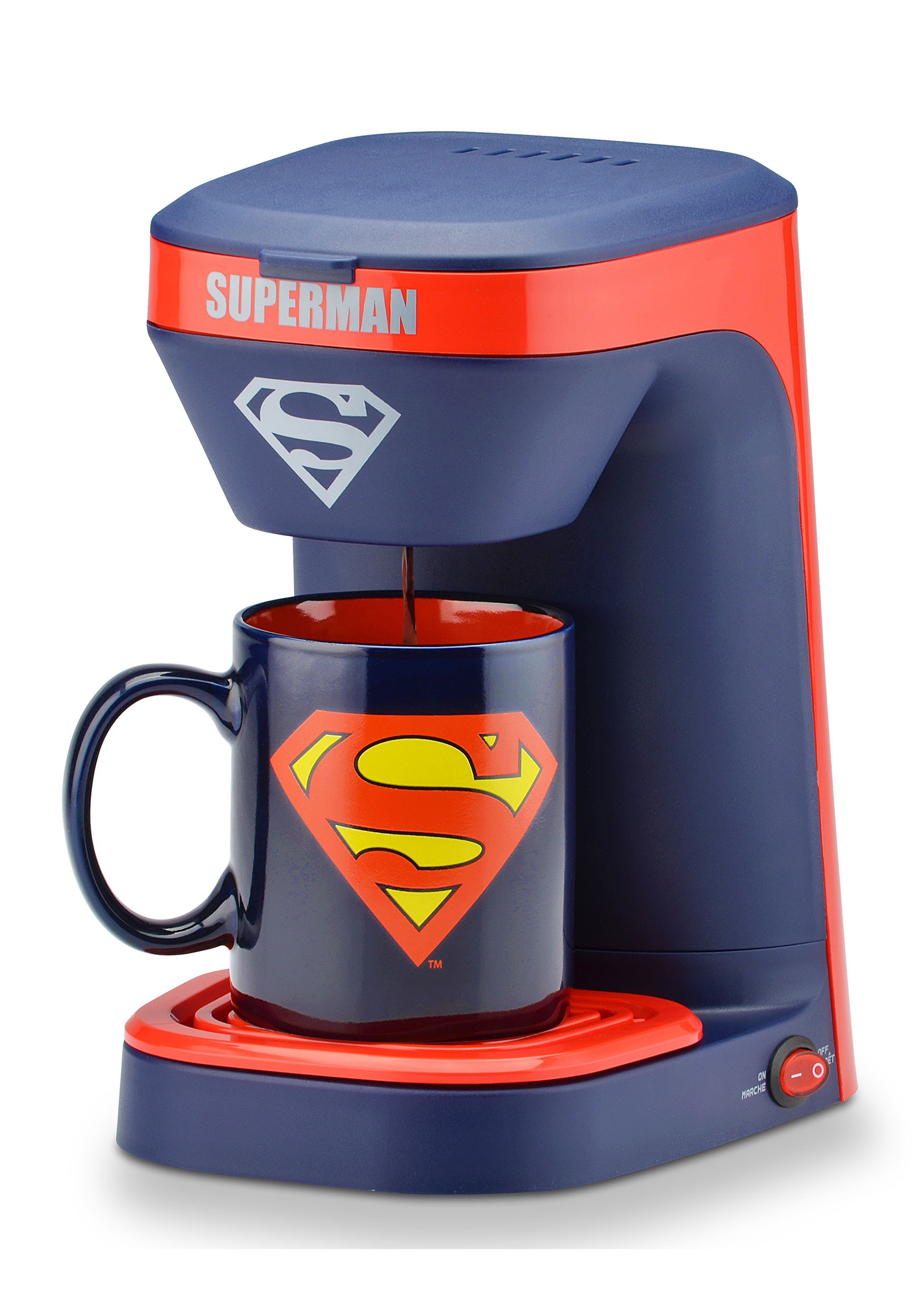 DC Comics Superman Single Brew Coffee Maker