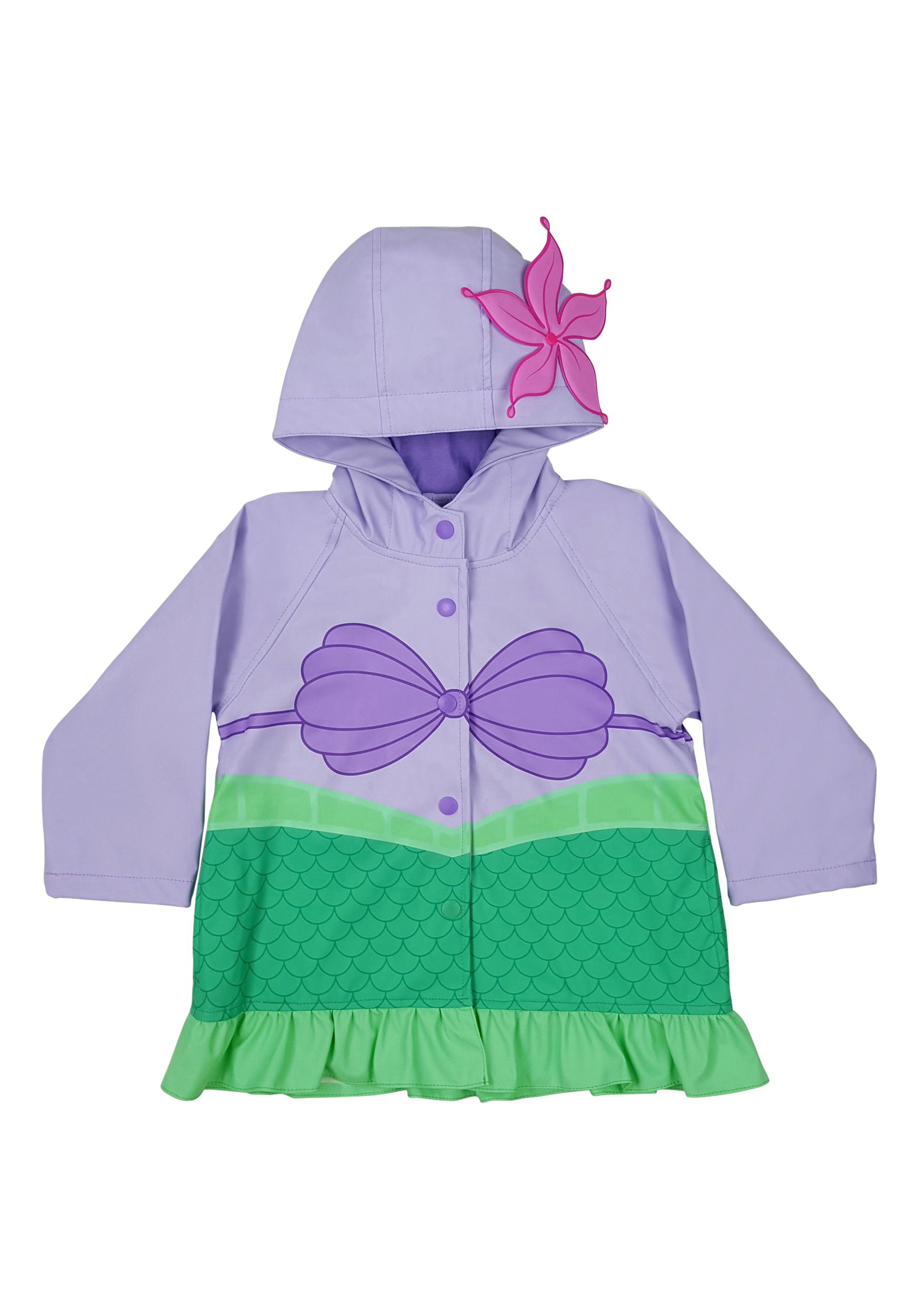 Ariel Little Mermaid Raincoat