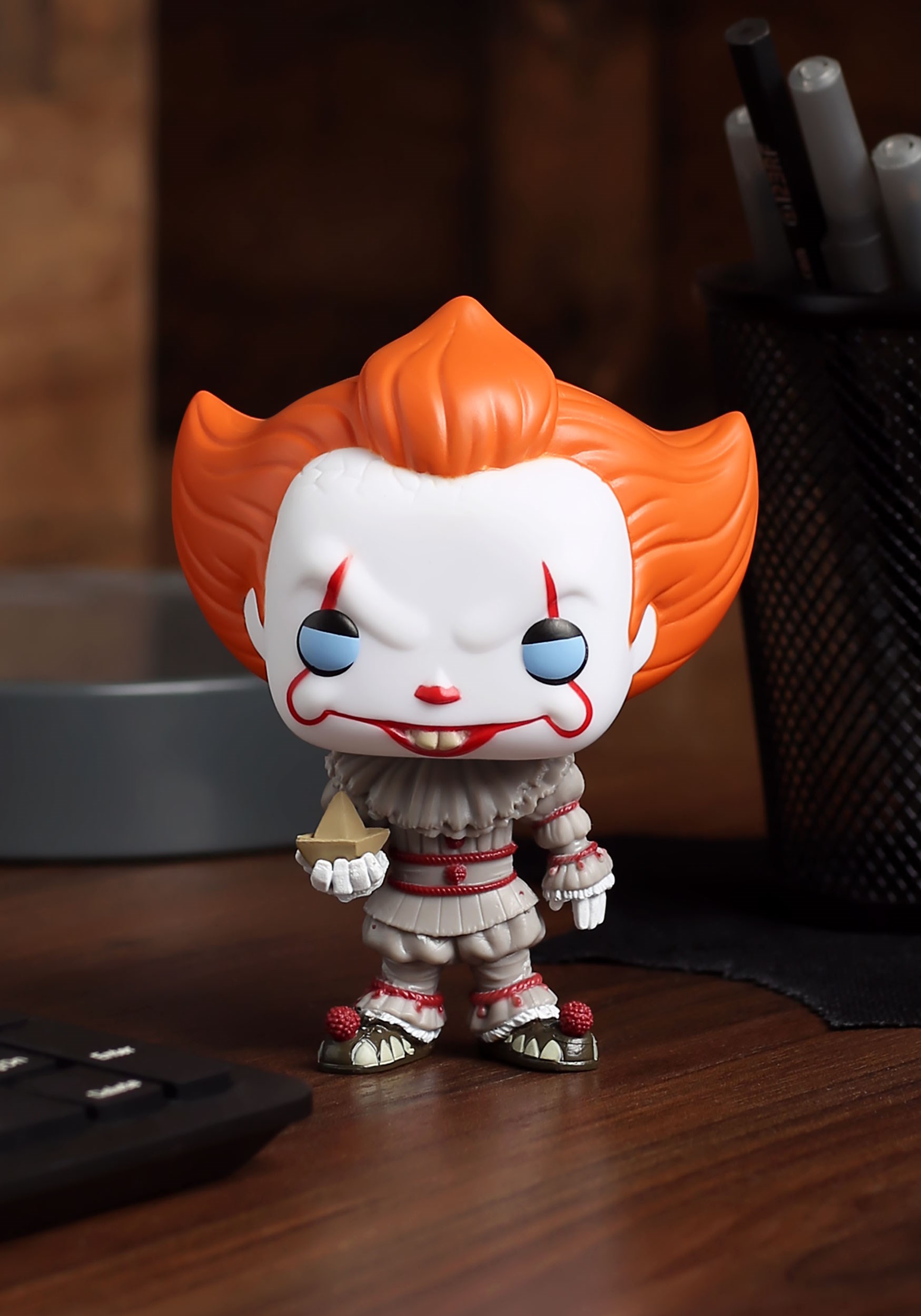 POP! Movies: IT- Pennywise Vinyl Figure with Boat