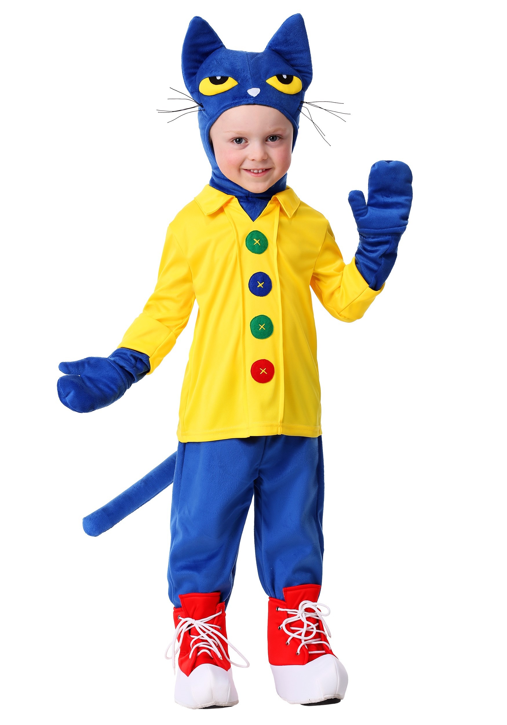 Photos - Fancy Dress CATerpillar FUN Costumes Toddler Pete the Cat Costume | Storybook Character Costume Bl 