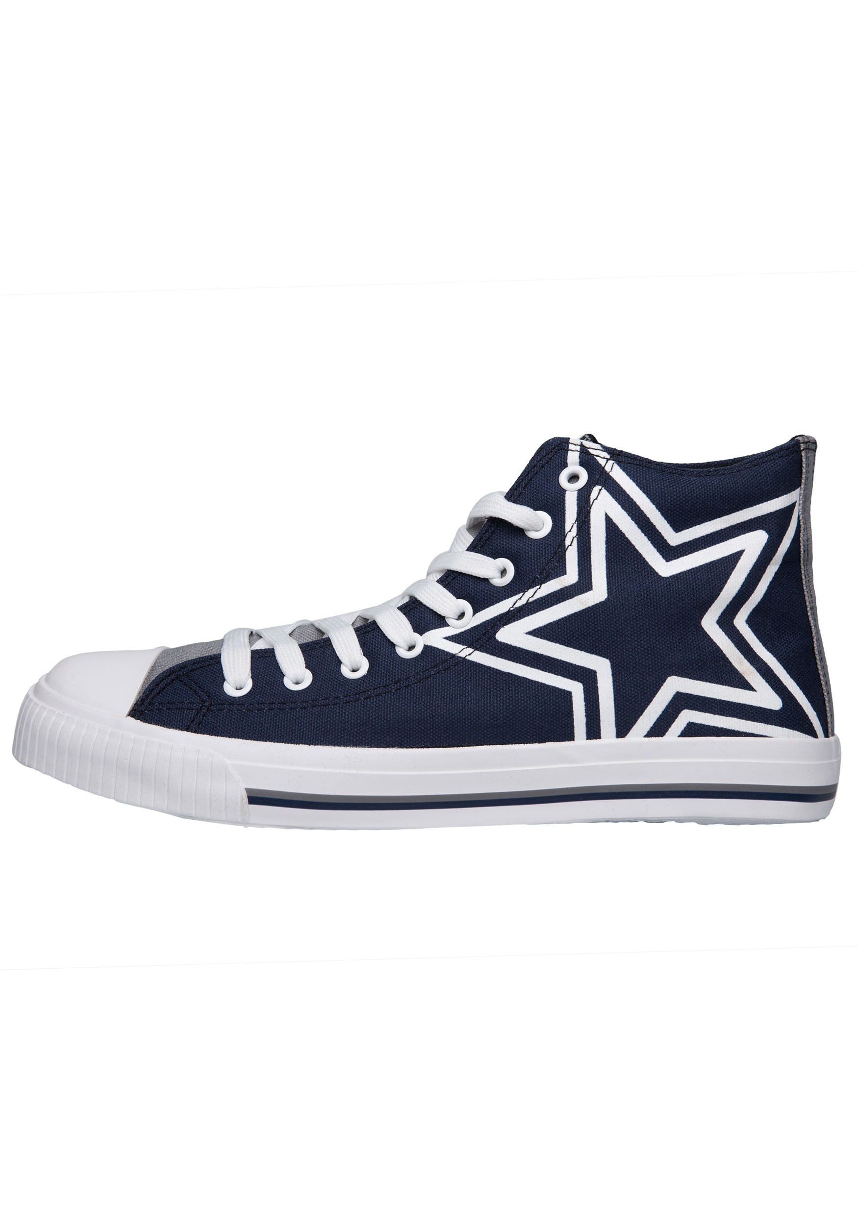 Dallas Cowboys Big Logo Low Top Sneakers Team Color Shoes US Men's Sizing 