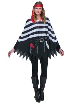 Scoundrel Pirate Poncho Costume