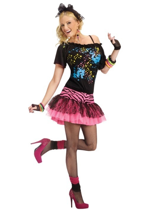 Women's Pop Party 80's Costume