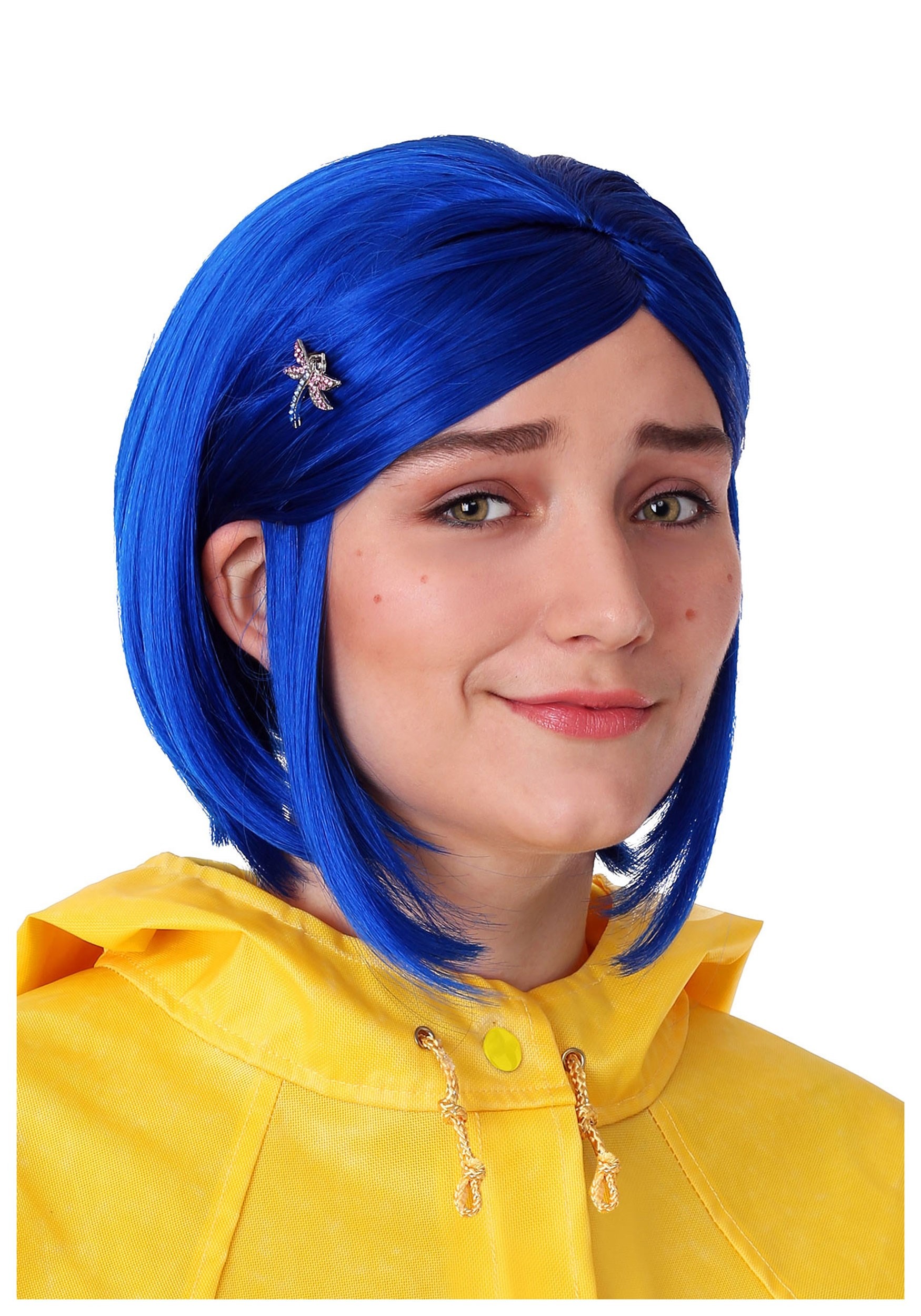 Coraline Blue Costume Wig for Women | Coraline Accessories