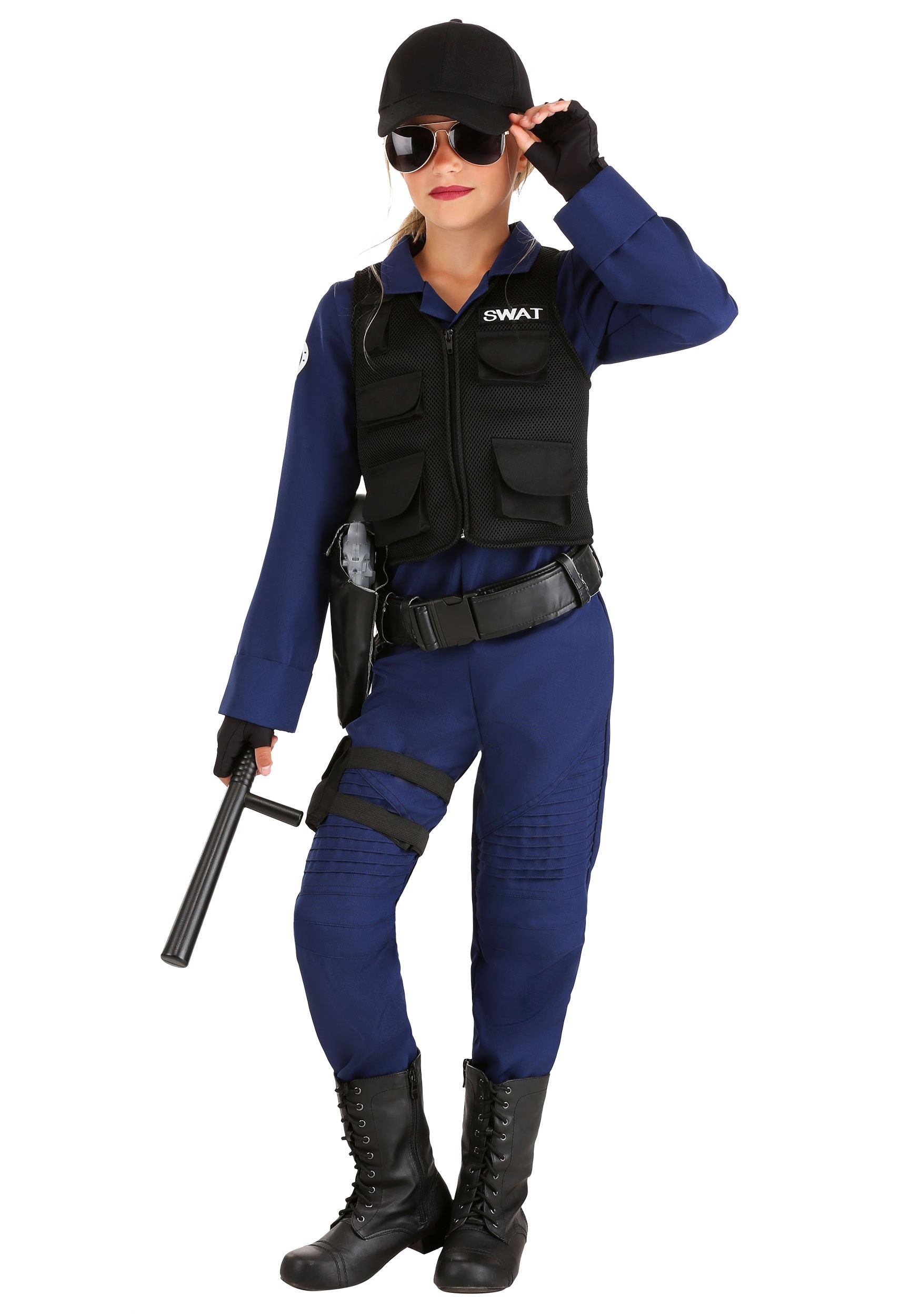 Dress Up America Swat Costume for Kids - Police SWAT Costume for Boys and  Girls