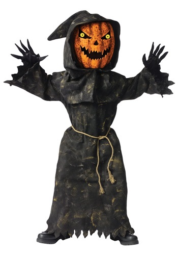 Kids Scary Eyed Pumpkin Costume