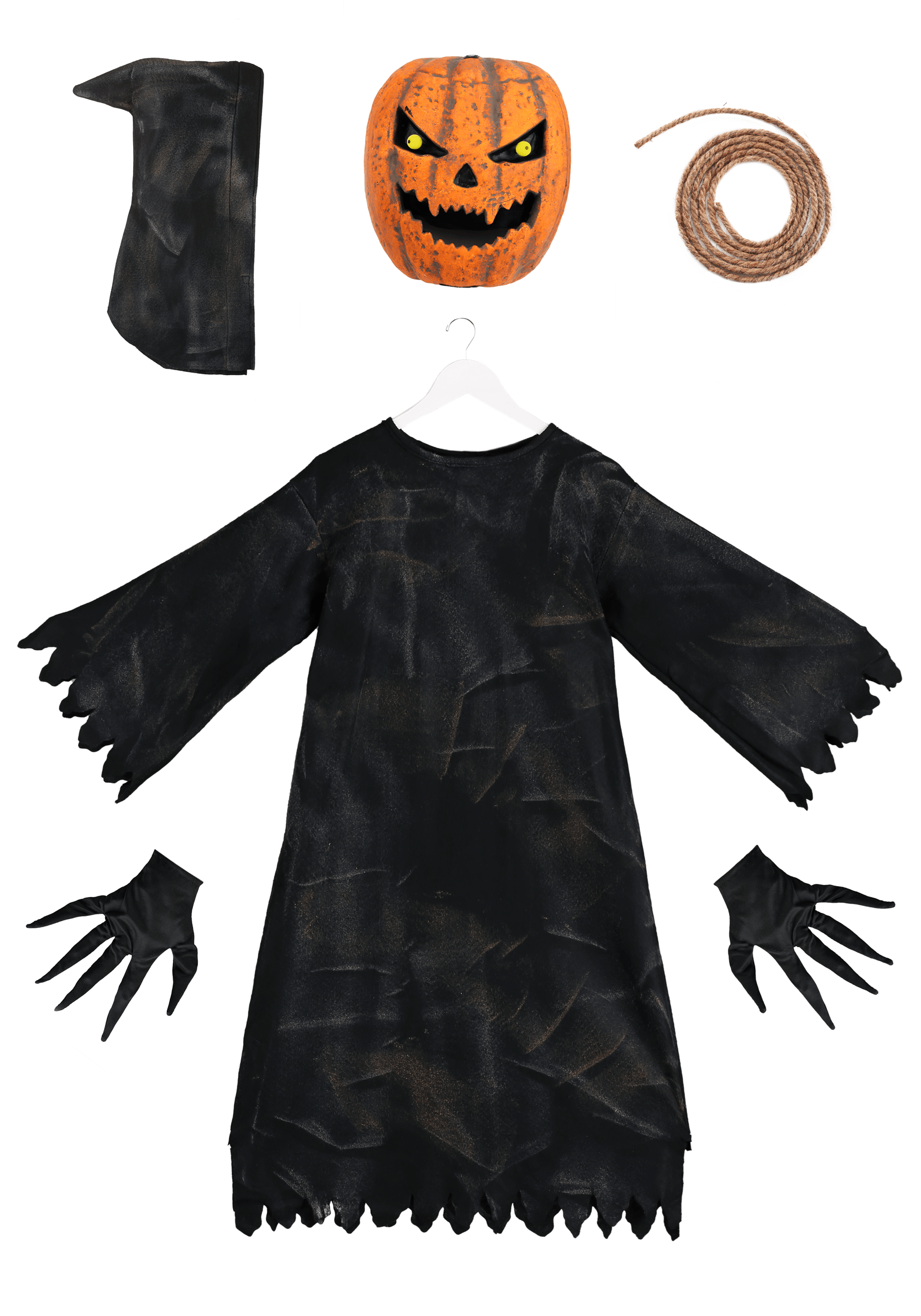 Scary Eyed Pumpkin Costume for Kids