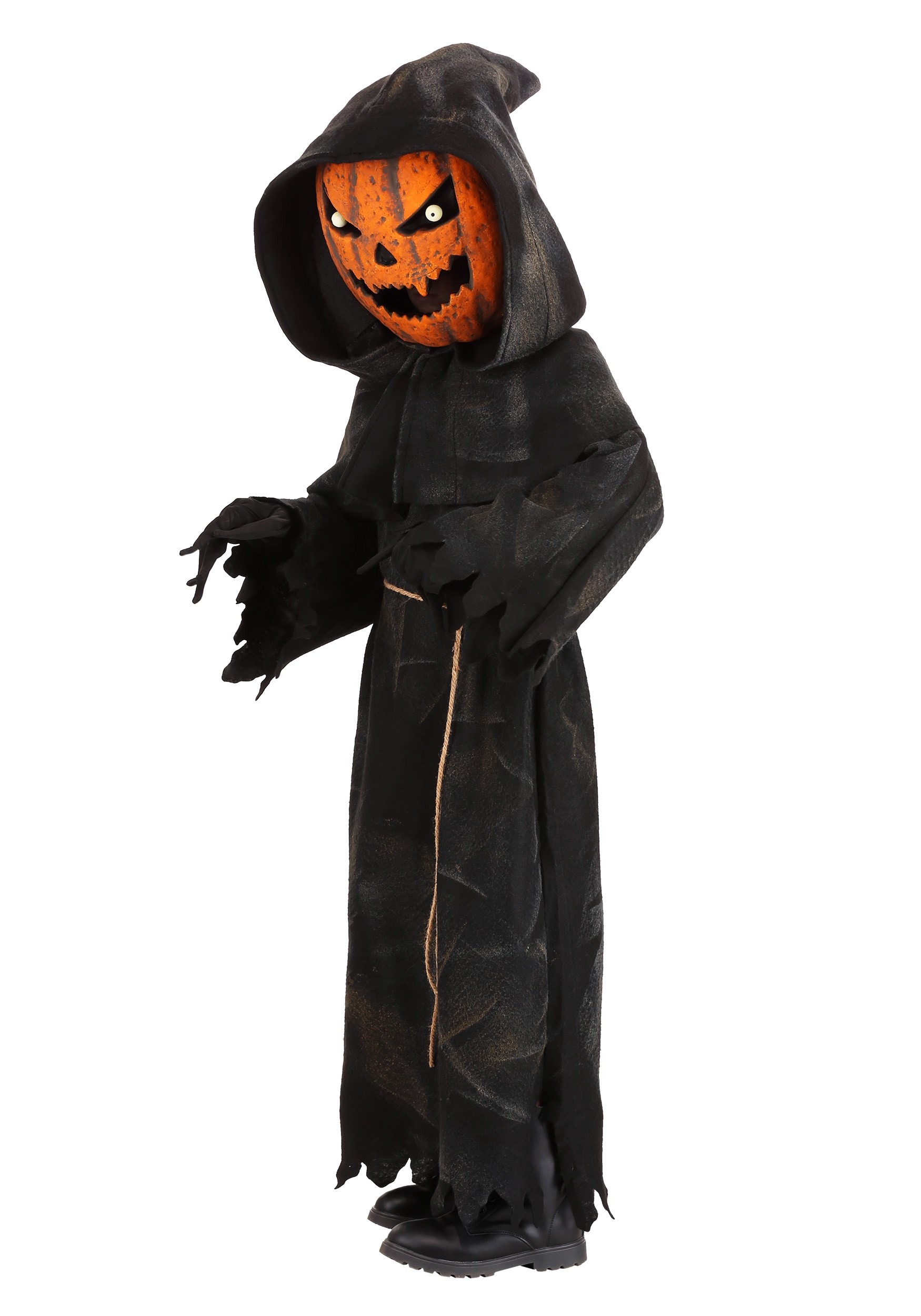 Scary Eyed Pumpkin Costume For Kids