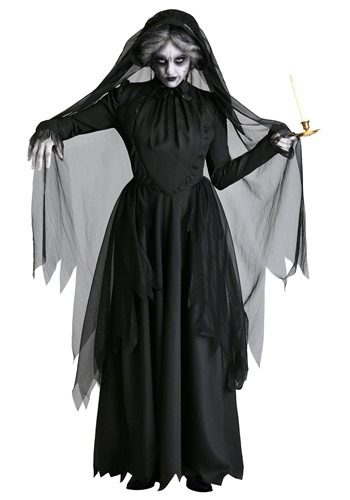 Lady in Black Women's Ghost Costume