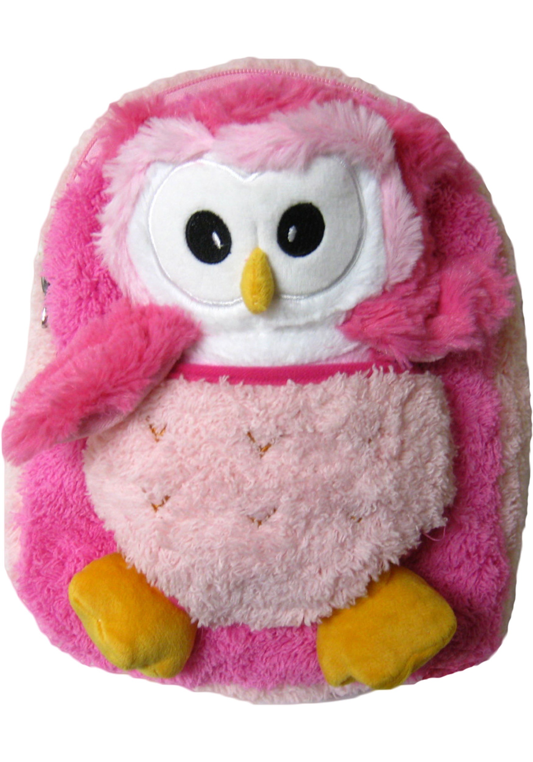 pink owl stuffed animal