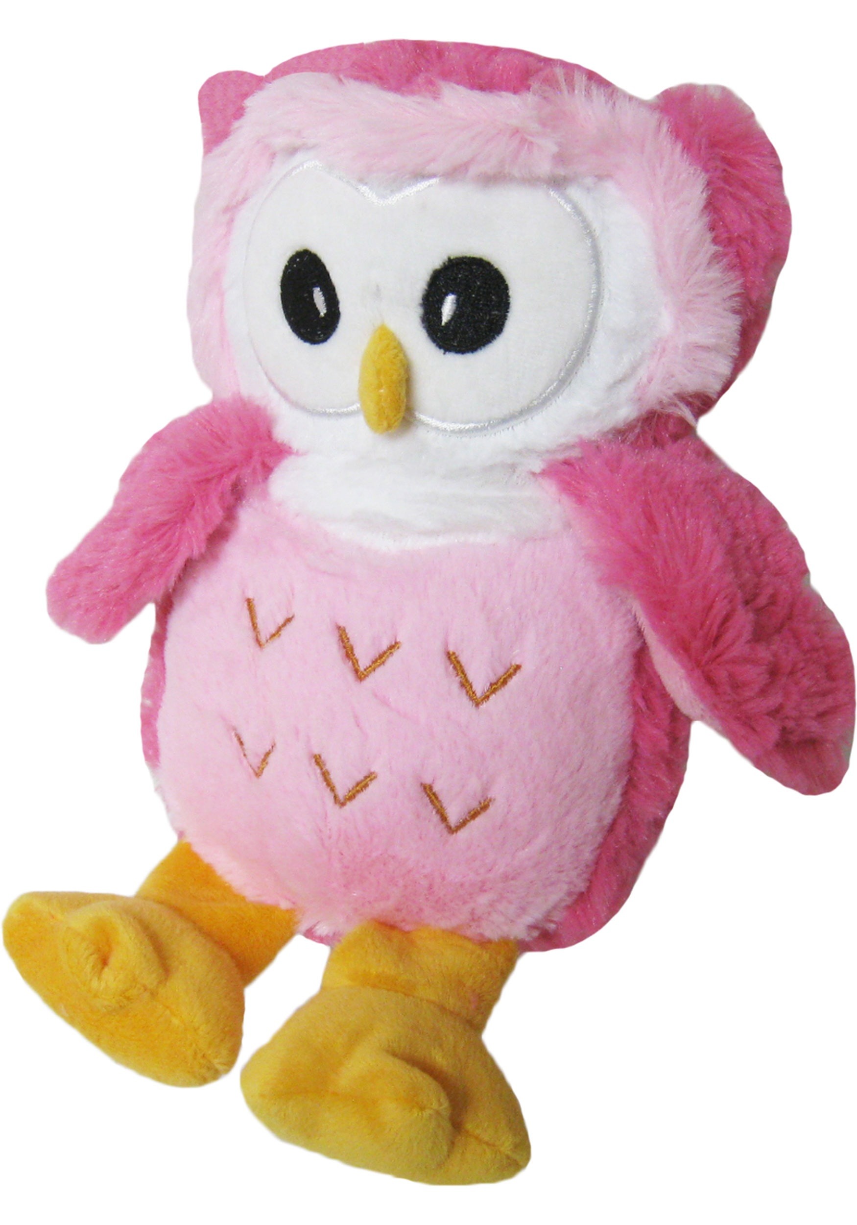 pink owl stuffed animal