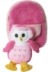 Pink Owl Plush Animal Backpack Alt 1