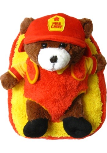 Fire Chief Bear Animal Backpack