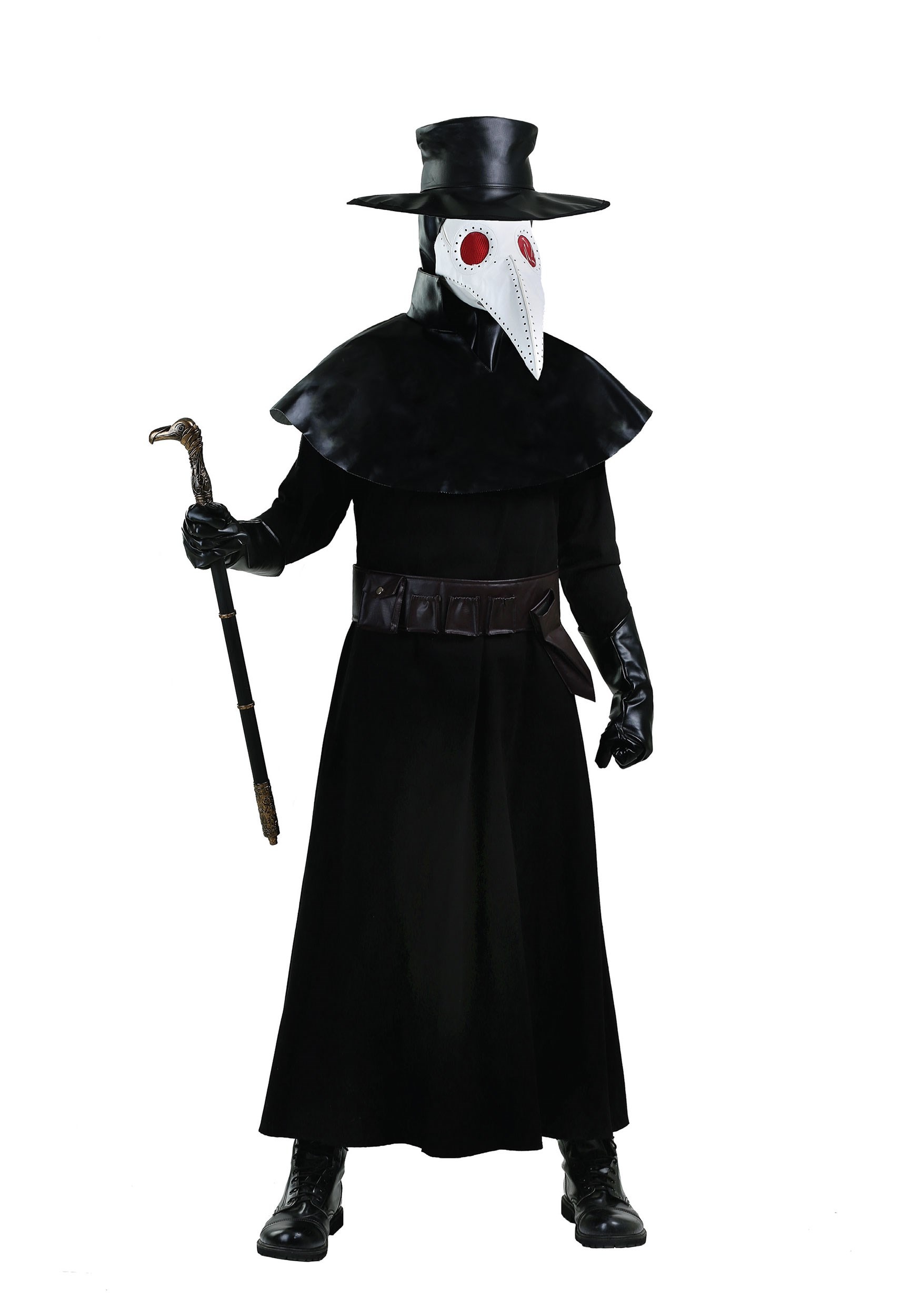 Photos - Fancy Dress FUN Costumes Plus Size Plague Doctor Costume for Adults Black FUN6900PL